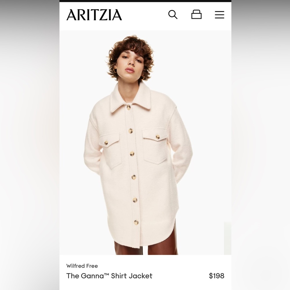 Wilfred Free The Ganna Shirt Jacket